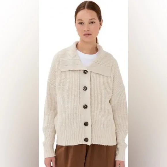 Varley  Roscoe Knit Sweater Jacket Size S - Picture 3 of 7